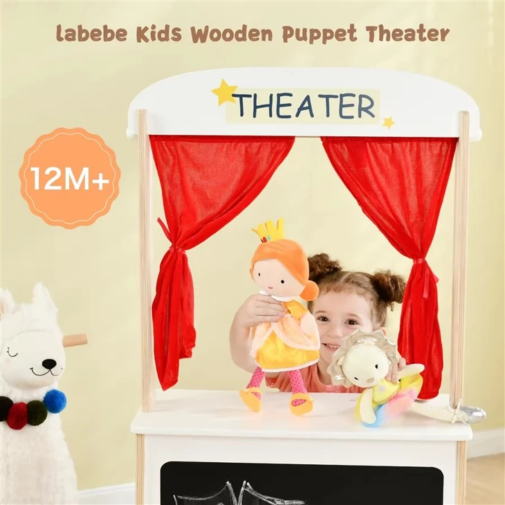Wooden Puppet Theater Stand /Puppet Theater / Imaginative Play